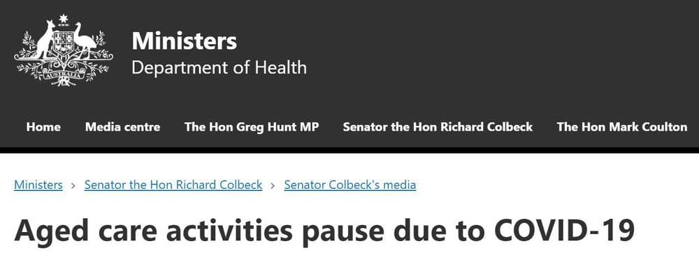 Government puts new payments in arrears arrangements for home care providers on hold post image