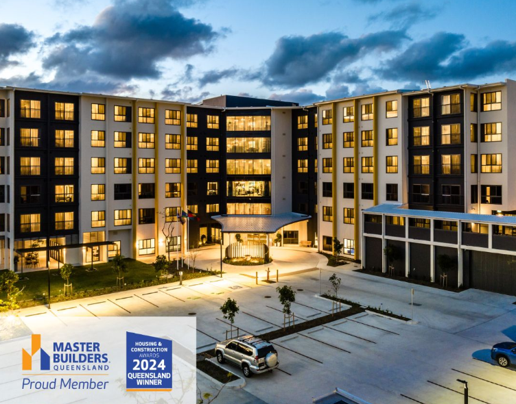 Builders McNab win Best Aged Care Building in Queensland for Rockpool's Pelican Waters post image