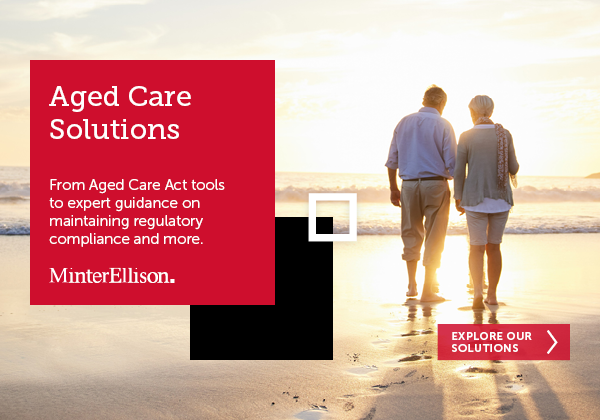 MinterEllison: a suite of tools to help providers transition to the new Aged Care Act post image