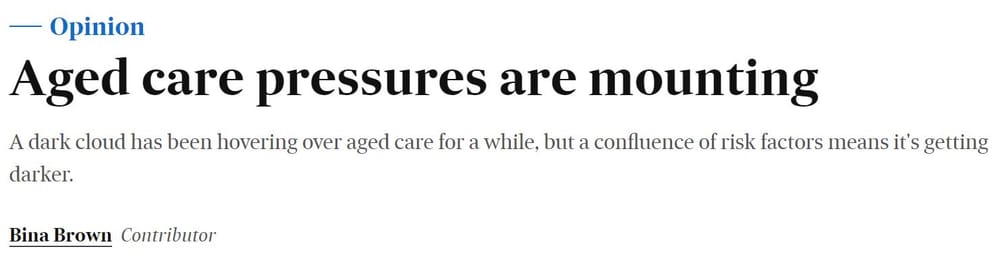 10 aged care providers have consulted PwC’s free business advisory services about shutting their doors: insolvencies predicted to increase in August and September as COVID-19 safety net runs out post image