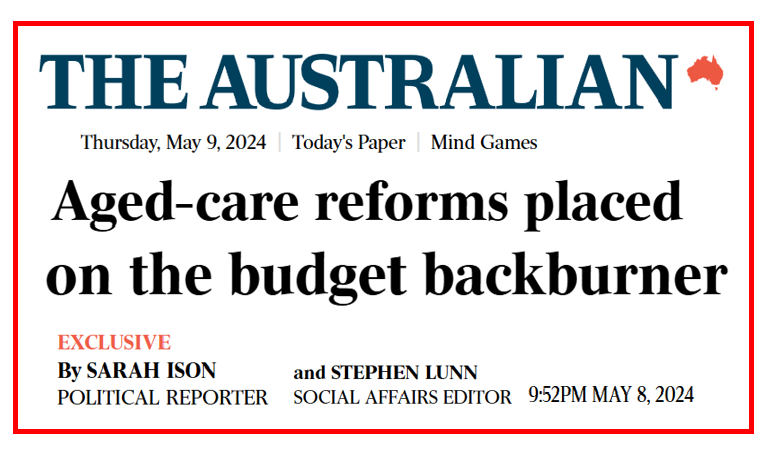 Disappointment confirmed: Taskforce recommendations excluded from next Tuesday's Budget post image