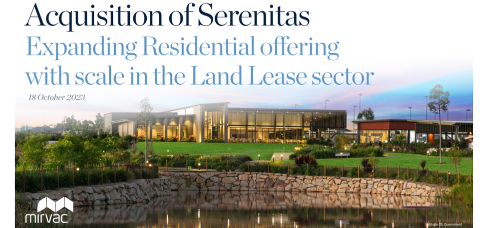 ‘Mum and Dad are out for land lease; big corporates are in’ post image