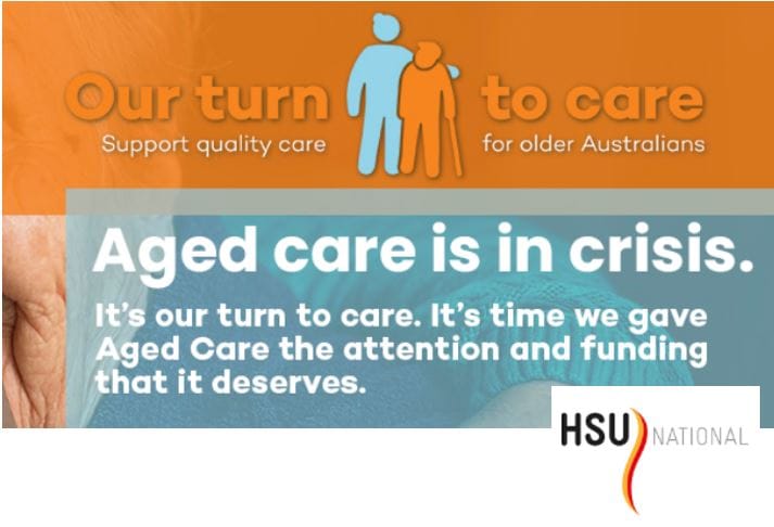 Big union lobbying campaign for Medicare style levy to fund aged care post image