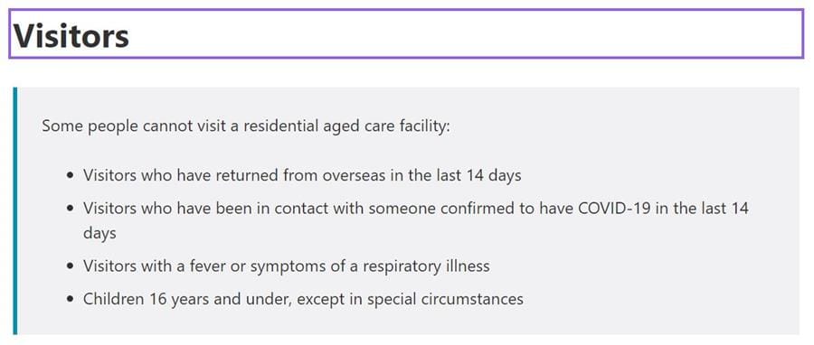 Federal Government two visitors per day restrictions – but South Australia and Tasmania both cut off access for public post image