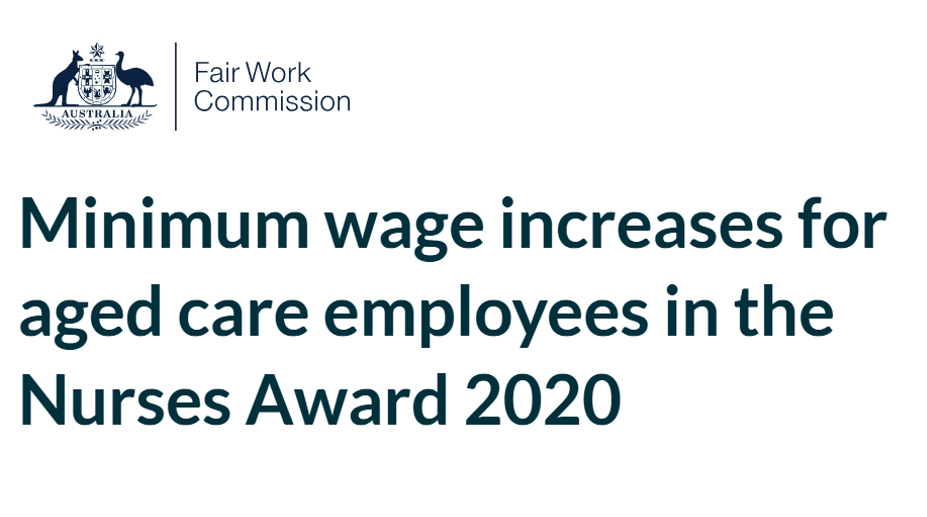 Dept mum on funding aged care nurse pay rise from 1 March post image