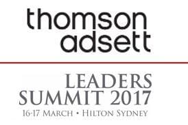 Announcing the LEADERS SUMMIT 2017  ThomsonAdsett Platinum Sponsor plus Early Bird rates now available post image