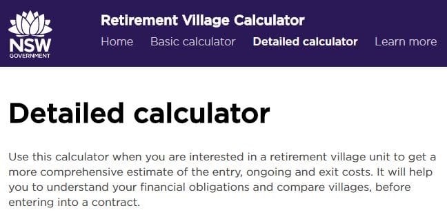 NSW Fair Trading releases new retirement village fee calculator – and inquiry dates for community consultations post image
