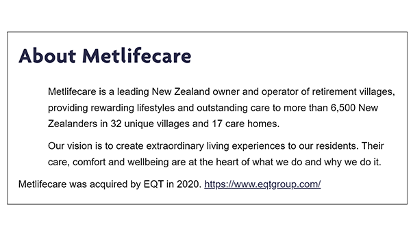 The new retirement village – is it lifestyle or is it NZ-style care support under fresh leadership? post image