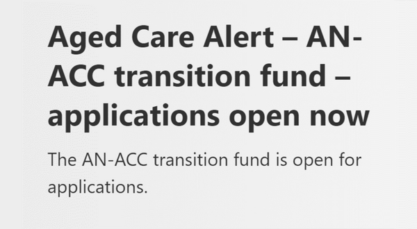 AN-ACC $55M Transition Fund open with invitations to apply already sent post image