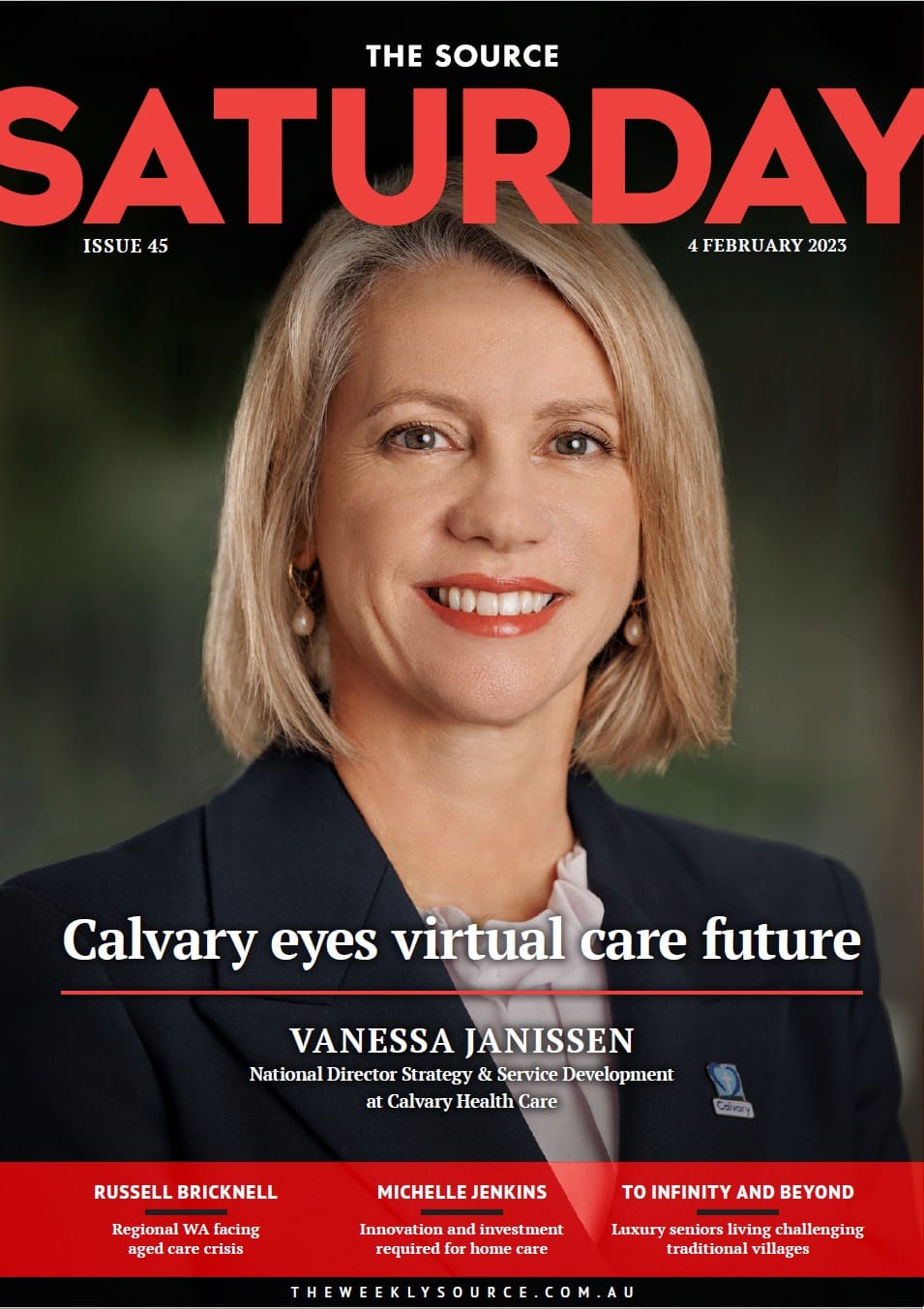 ISSUE 45 - Vanessa Janissen, National Director Strategy and Service Development, Calvary Health Care post image