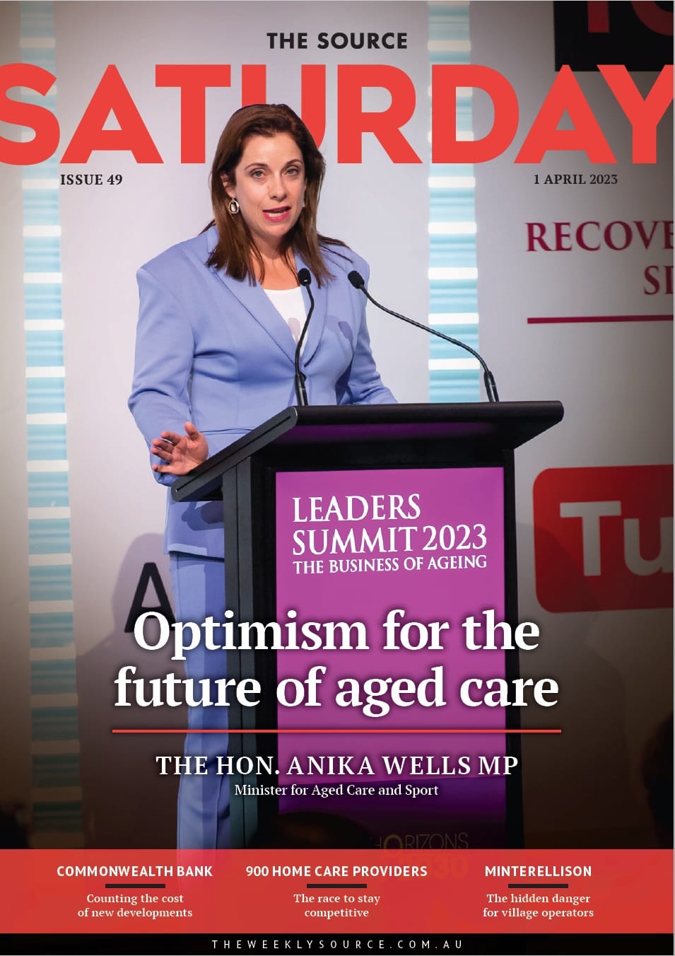ISSUE 49 - The Hon. Anika Wells MP, Minister for Aged Care and Sport post image