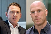 Retirement Living Council Executive Director Daniel Gannon (pictured left) and independent Senator David Pocock (right)