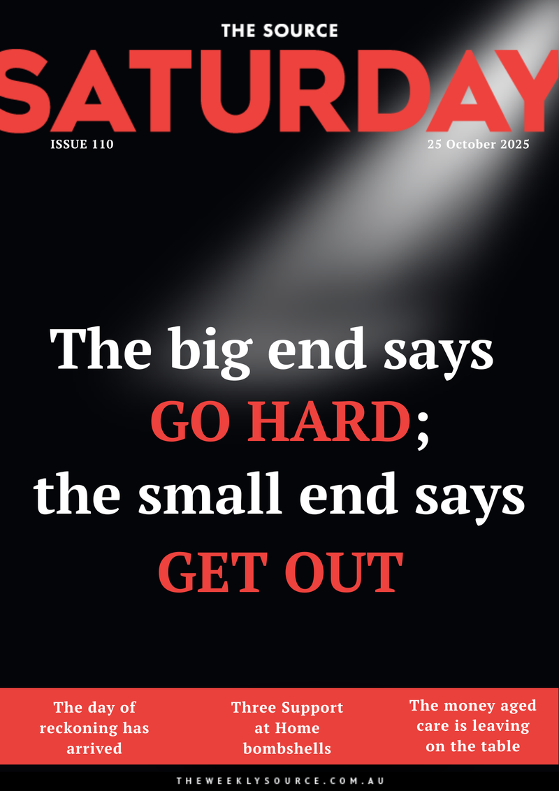 Issue 110 | The big end says GO HARD; the small end says GET OUT post image